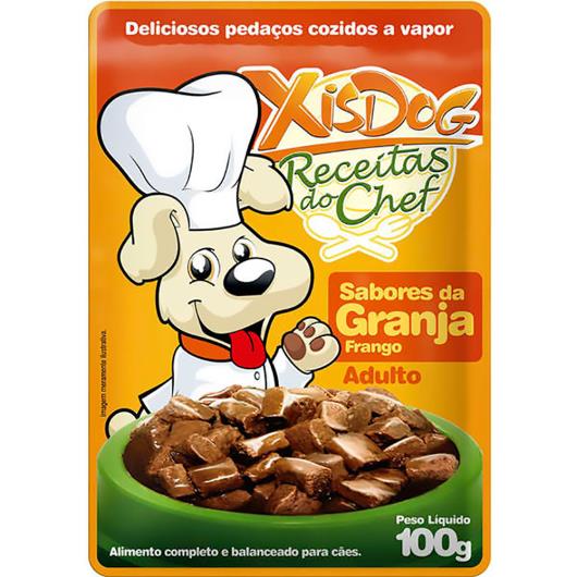 Alimentos para Cães Xisdog Adulto Granja Frango 100g - Imagem em destaque