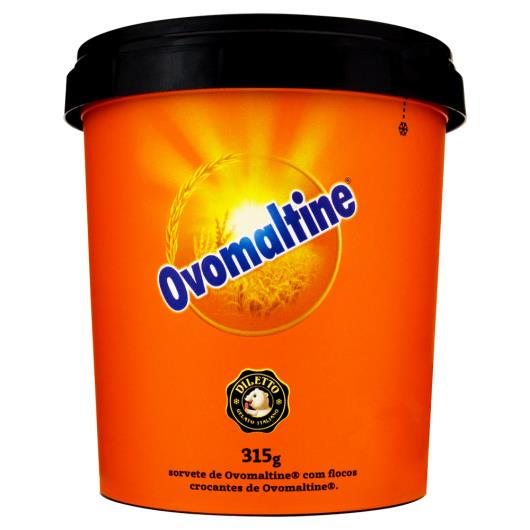 Sorvete Gelato Italiano Ovomaltine Diletto Pote 500ML - Imagem em destaque