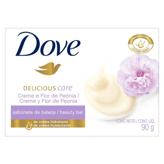Sabonete Dove Delicious Care Creme e Flor de Peônia 90g - Imagem em destaque