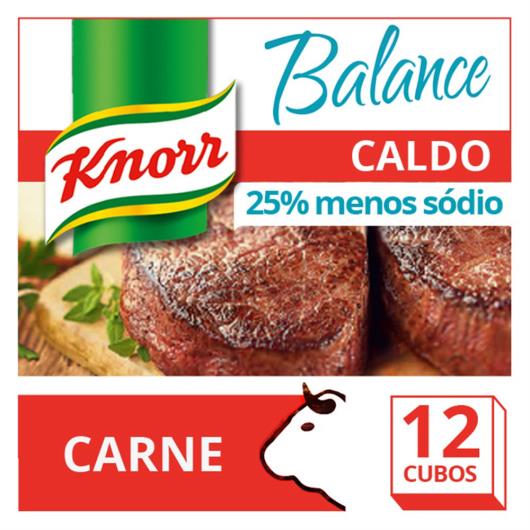 Caldo Knorr Balance Carne 12 cubos - Imagem em destaque