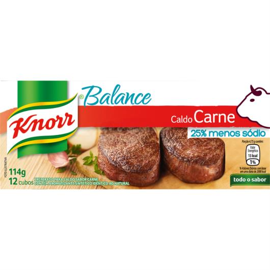 Caldo Knorr Balance Carne 12 cubos - Imagem em destaque