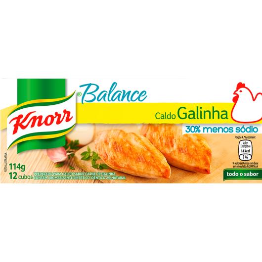 Caldo Knorr Balance Galinha 12 cubos - Imagem em destaque