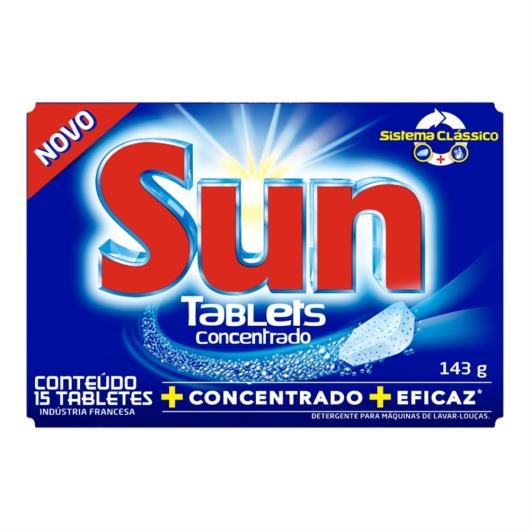 Detergente Tablet Sun  Lava Louças 143 GR - Imagem em destaque