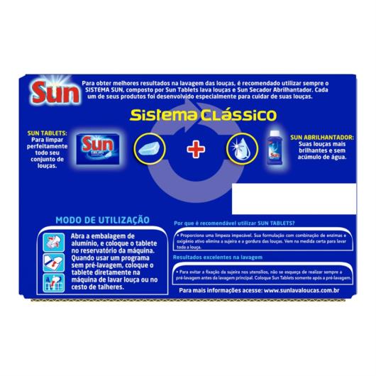 Detergente Tablet Sun  Lava Louças 143 GR - Imagem em destaque