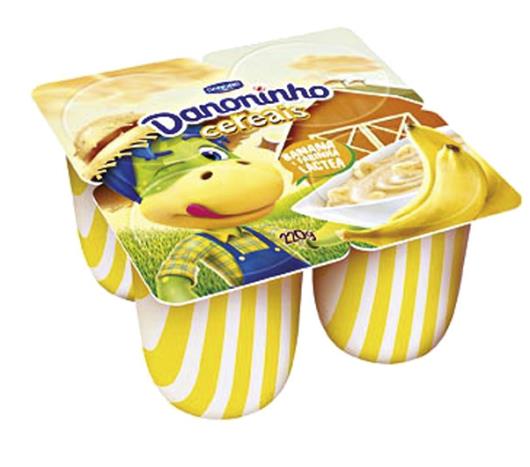 Queijo Petiti Suisse Danoninho Cereais Banana e Farinha Láctea 220g - Imagem em destaque