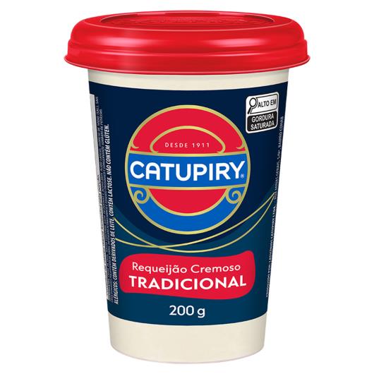 Requeijão Cremoso Tradicional Catupiry Copo 200g - Imagem em destaque