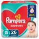 Fraldas Pampers Supersec G 26 Unidades - Imagem 7500435132732-(1).jpg em miniatúra