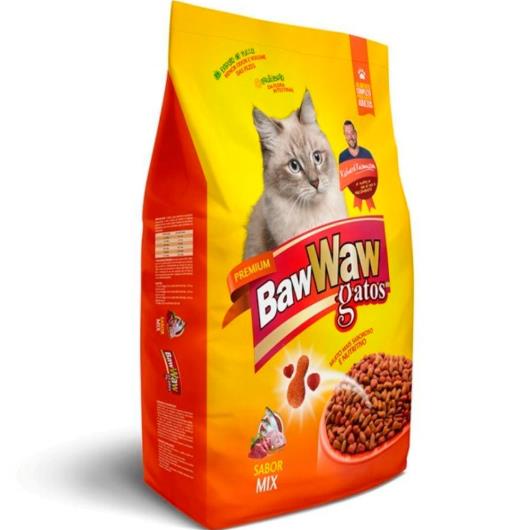 Alimento para Gatos Baw Waw Premium Adulto Mix 500g - Imagem em destaque