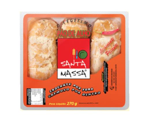 Pão de Alho Santa Massa  Picante 270g - Imagem em destaque