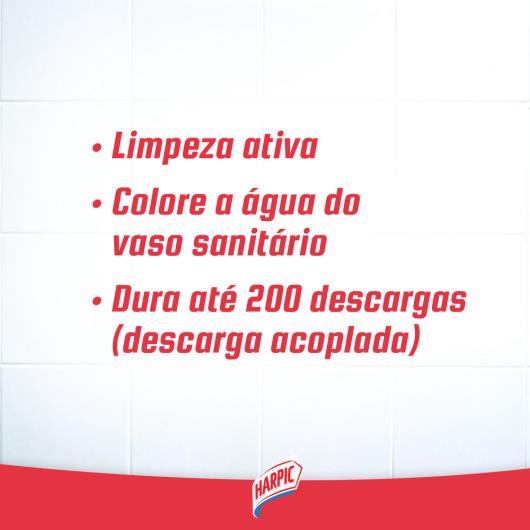 Harpic Limpador e Aromatizador Sanitário para Caixa Acoplada Marine 50g 50% off na 2ª unid. - Imagem em destaque