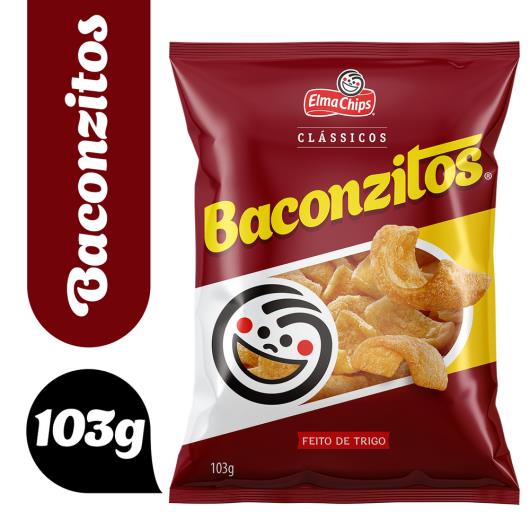 Salgadinho De Trigo Bacon Elma Chips Baconzitos Pacote 103G - Imagem em destaque