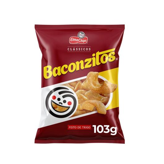 Salgadinho De Trigo Bacon Elma Chips Baconzitos Pacote 103G - Imagem em destaque