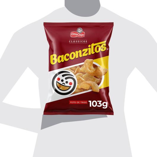 Salgadinho De Trigo Bacon Elma Chips Baconzitos Pacote 103G - Imagem em destaque