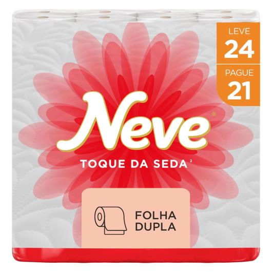 Papel higiênico Neve folha dupla 30M leve 24 pague 21 - Imagem em destaque