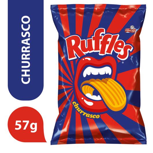 Batata Frita Ondulada Churrasco Elma Chips Ruffles Pacote 57G - Imagem em destaque