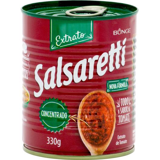 Extrato de Tomate Concentrado Salsaretti Lata 330g - Imagem em destaque