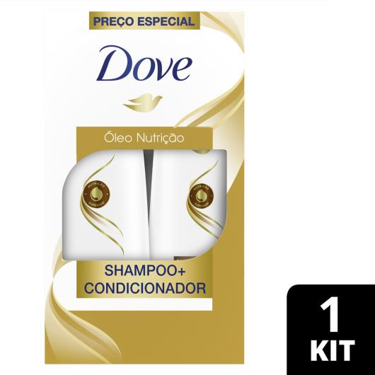 Shampoo + Condicionador Dove Óleo Nutrição 400 ml + 200 ml - Imagem em destaque