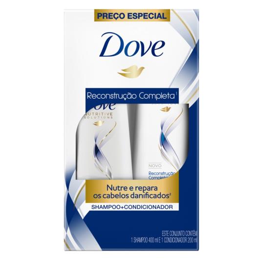 Shampoo + Condicionador Dove Reconstrução Completa 400ml + 200ml - Imagem em destaque