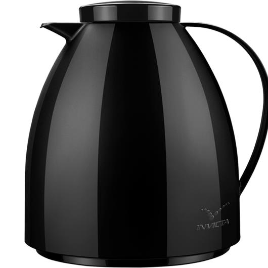 Bule Térmico Invicta Viena Preto 400ml - Imagem em destaque