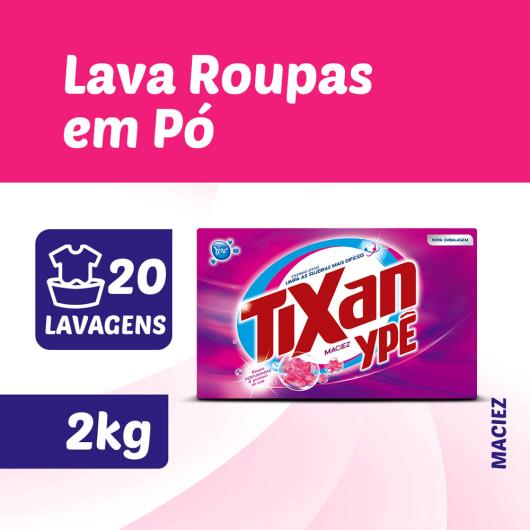 LAVA ROUPAS EM PÓ TIXAN YPÊ MACIEZ 2kg - Imagem em destaque