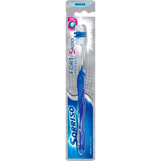 Escova Dental Sorriso Fort Protect Macia 1un - Imagem em destaque