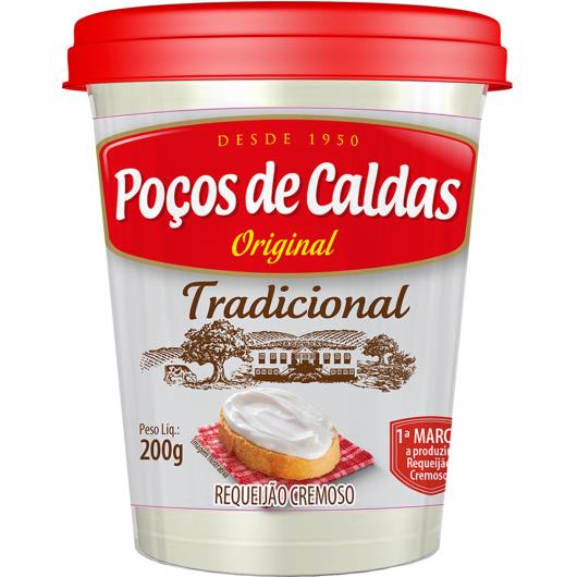 Requeijão cremoso Poços de Caldas tradicional 200g - Imagem em destaque