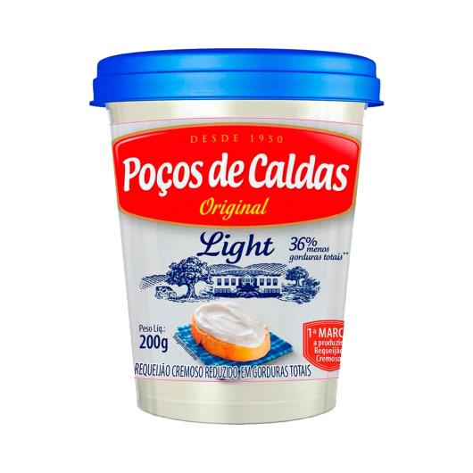 Requeijão Poços de Caldas Cremoso Light 200g - Imagem em destaque