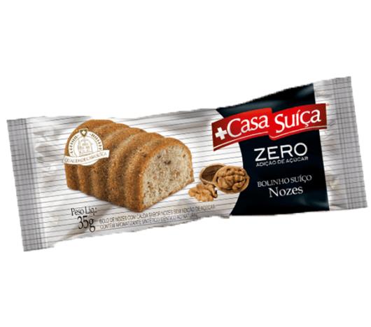 Bolo Casa Suiça Integral Zero Nozes 35g - Imagem em destaque