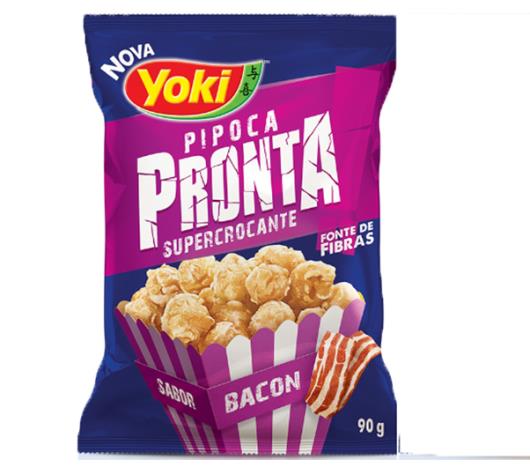 Pipoca Yoki Pronta Bacon 90g - Imagem em destaque