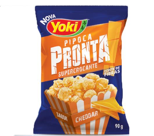 Pipoca Yoki Pronta Cheddar 100g - Imagem em destaque
