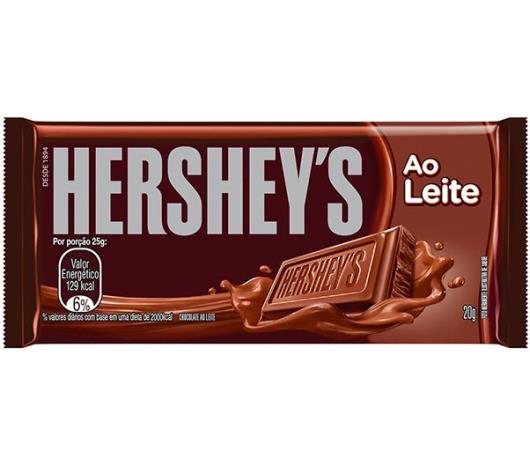 Chocolate Hershey's ao Leite 20g - Imagem em destaque