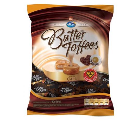 Bala Butter Toffees Café 130g - Imagem em destaque