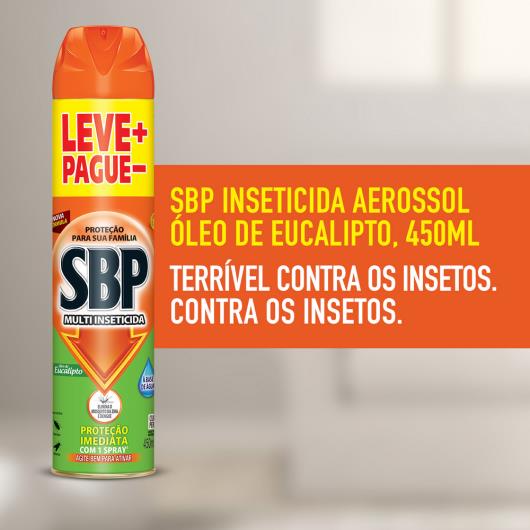 SBP Multi Inseticida Aerossol Óleo de Eucalipto 450ml Leve+ Pague- - Imagem em destaque