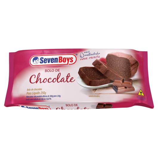 Bolo Chocolate Seven Boys Pacote 250g - Imagem em destaque
