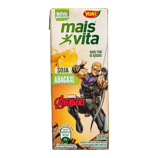 Alimento Soja Yoki Mais Vita Abacaxi Avengers 200g - Imagem em destaque