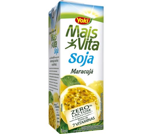Bebida de Soja Yoki Mais Vita Maracujá 200ml - Imagem em destaque