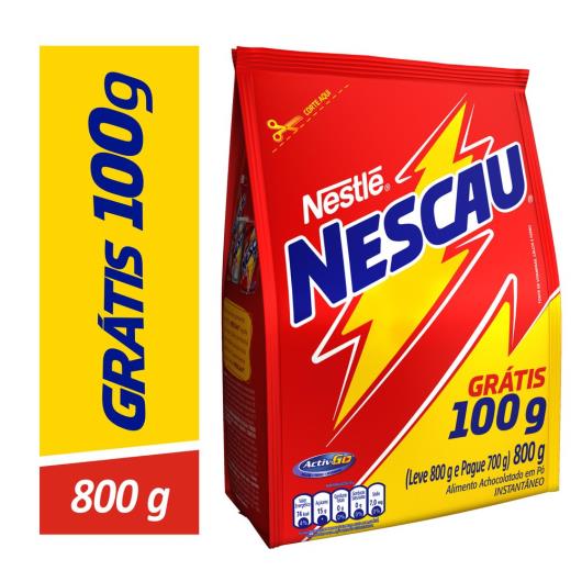 Achocolatado Pó Nescau 2.0 Grátis 100g 800g - Imagem em destaque