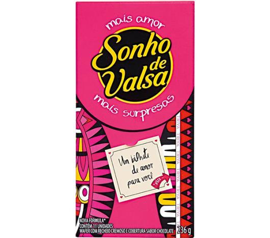 Bombom Sonho de Valsa Lacta caixa de presente 236g - Imagem em destaque