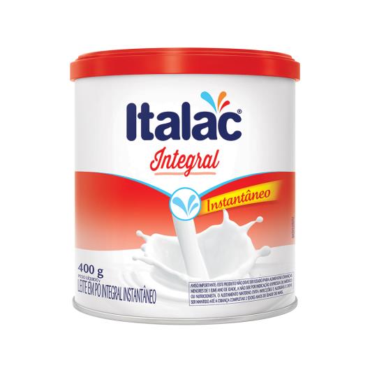 Leite em pó instantâneo Italac integral lata 400 g - Imagem em destaque