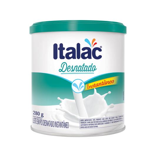 Leite em pó instantâneo Italac desnatado lata 280 g - Imagem em destaque