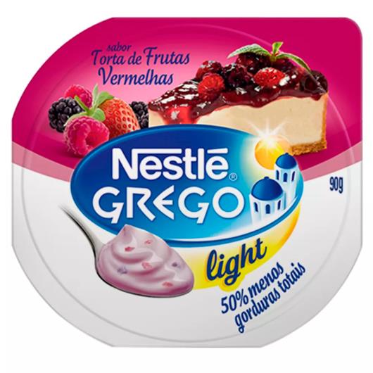 Iogurte Nestlé Grego Light Torta Frutas Vermelhas 90g - Imagem em destaque