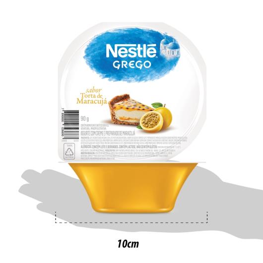 Iogurte Nestlé Grego Torta de Maracujá 90g - Imagem em destaque