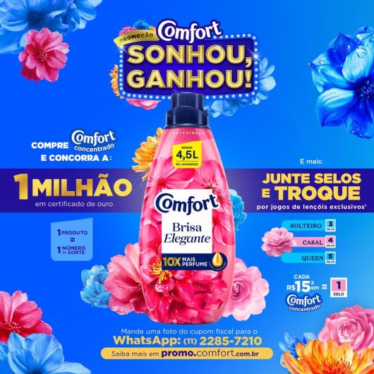 Amaciante Concentrado Comfort Brisa Elegante 1L - Imagem em destaque