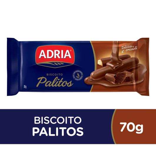 Biscoito Adria Palito Chocolate Crocante 70g - Imagem em destaque