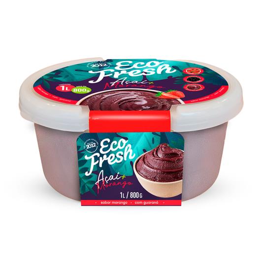 Sorbet Açaí com Guaraná e Morango Eco Fresh Pote 1,02l - Imagem em destaque