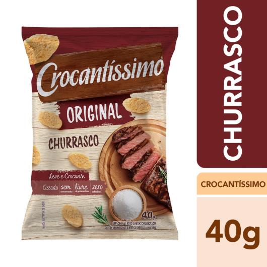 Salgadinho Crocantíssimo Original Churrasco 40g - Imagem em destaque