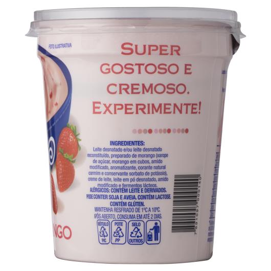 Iogurte Grego Creme de Morango Batavo Pote 500g - Imagem em destaque