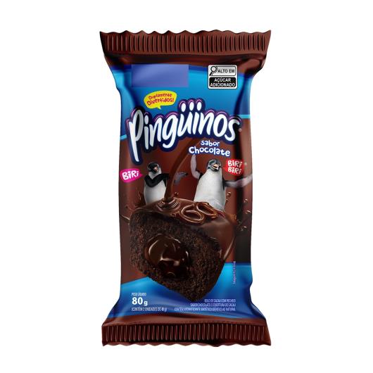 Bolinho Pinguinos Triplo Chocolate 80g - Imagem em destaque