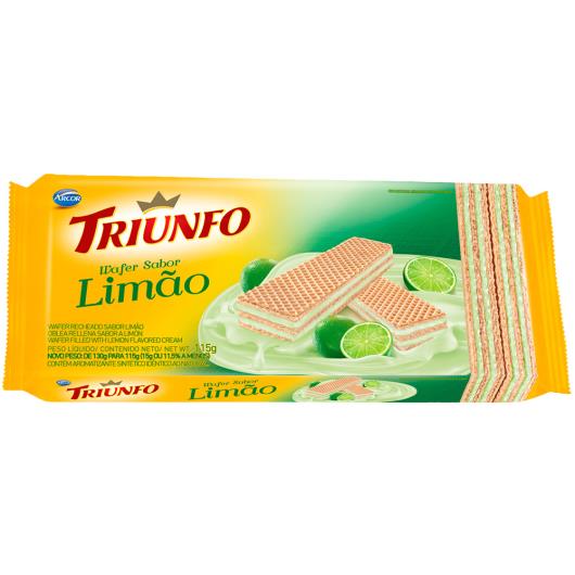 Wafer Triunfo Limão 115g - Imagem em destaque