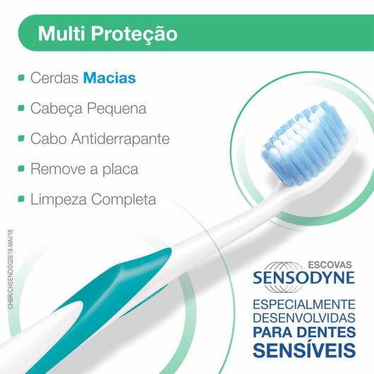 Kit Sensodyne 2 cremes dentais Branqueador 50g cada Grátis Escova Dental - Imagem em destaque